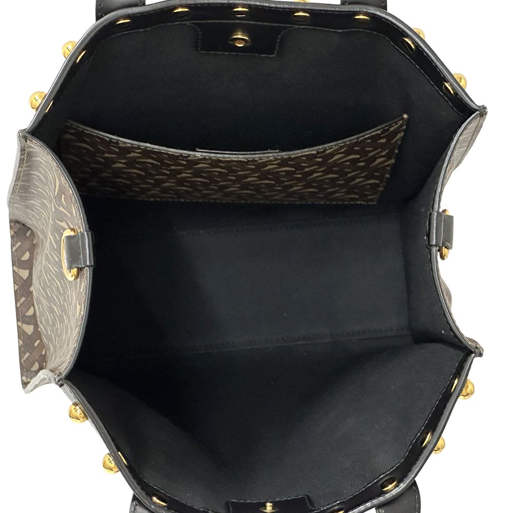 【極美品・現行】バーバリー TBモノグラム ハンドバッグ 2way スモール バーバリー BURBERRY バッグ レディース メンズ ブランド TB