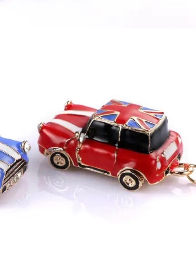 ミニクーパー MINI キーリング キーホルダーラインストーンユニオン