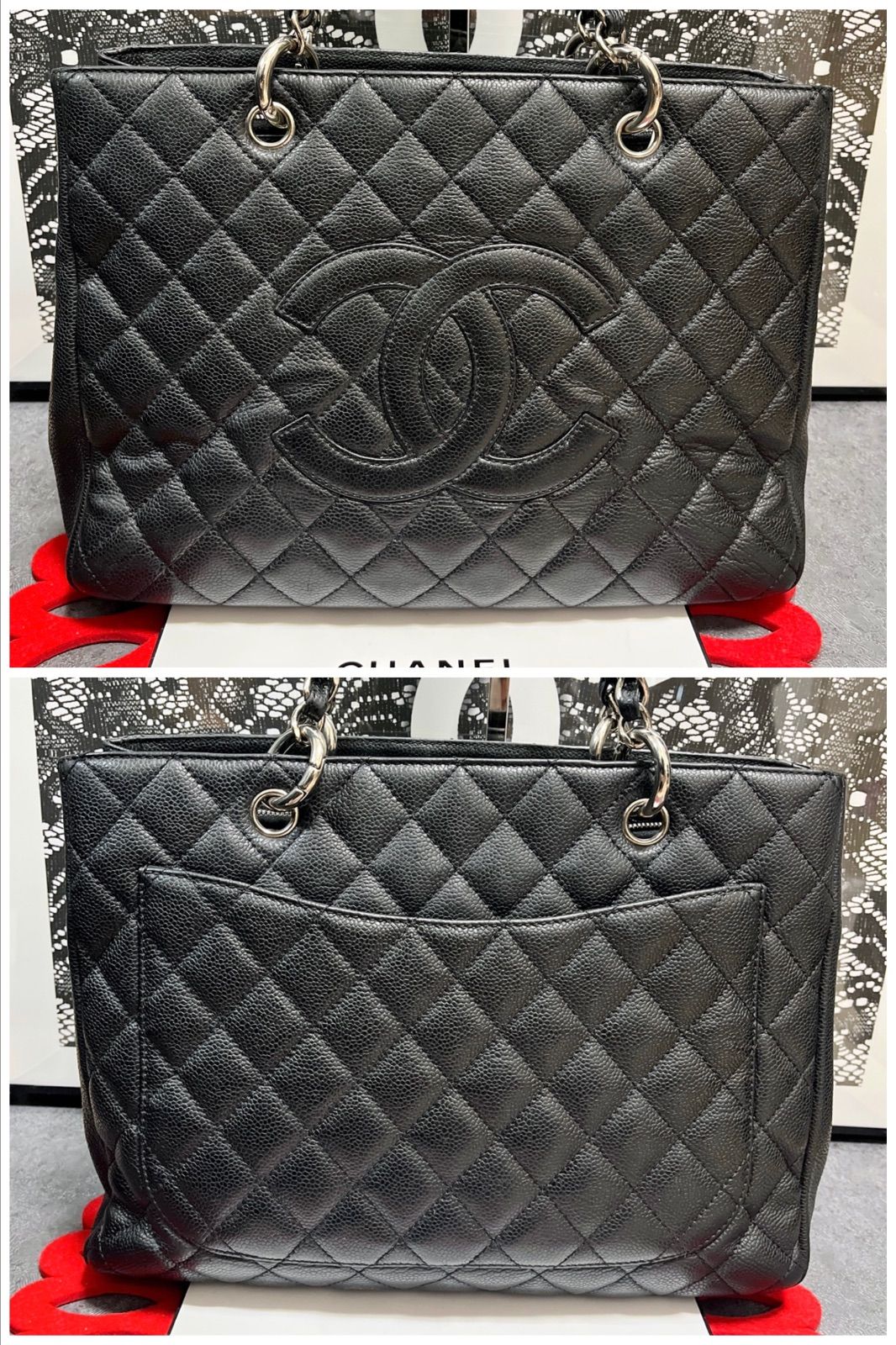 ◇◇ 極上美品 CHANEL ☆ シャネル GST グランドショッピング トート