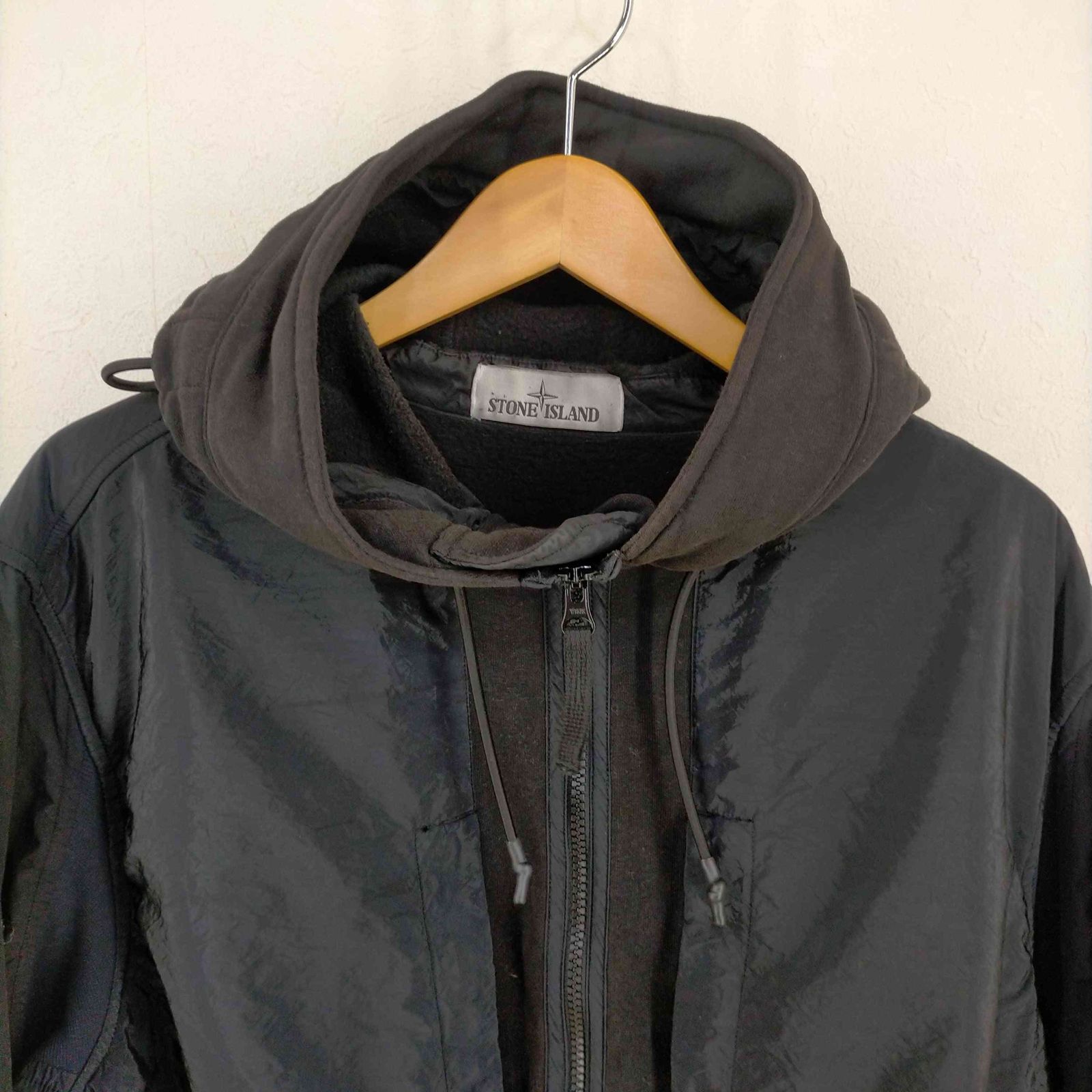 ストーンアイランド STONE ISLAND 21FW Double Pocket Jacket Black チュニジア製 メンズ import：L