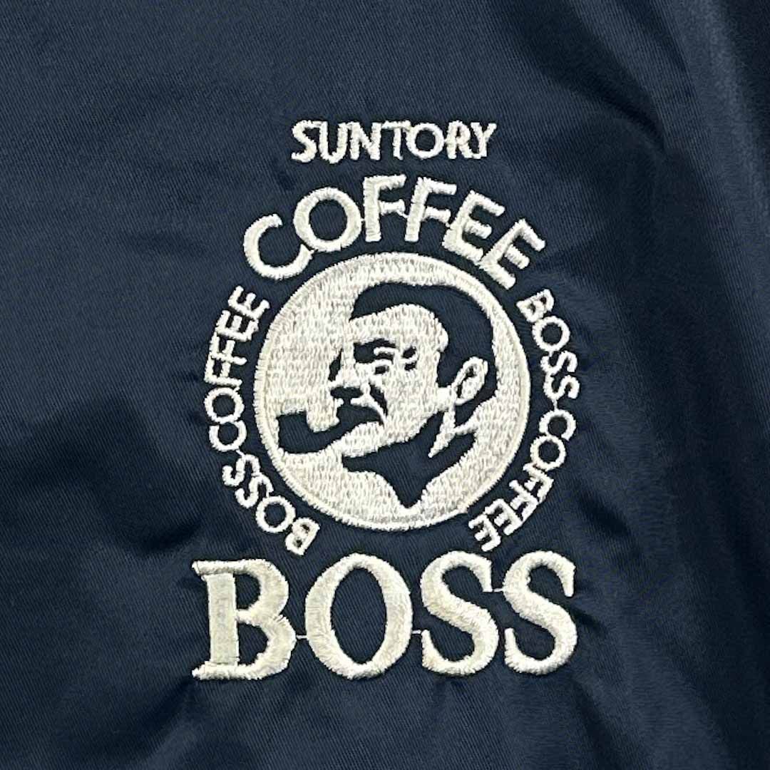 SUNTORY BOSS◇ナイロンジャケット サントリーオリジナルデザイン 無地