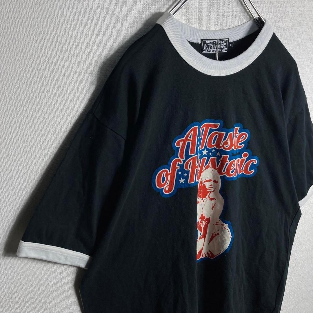 新品未使用タグ付き】ヒステリックグラマー リンガーTシャツ