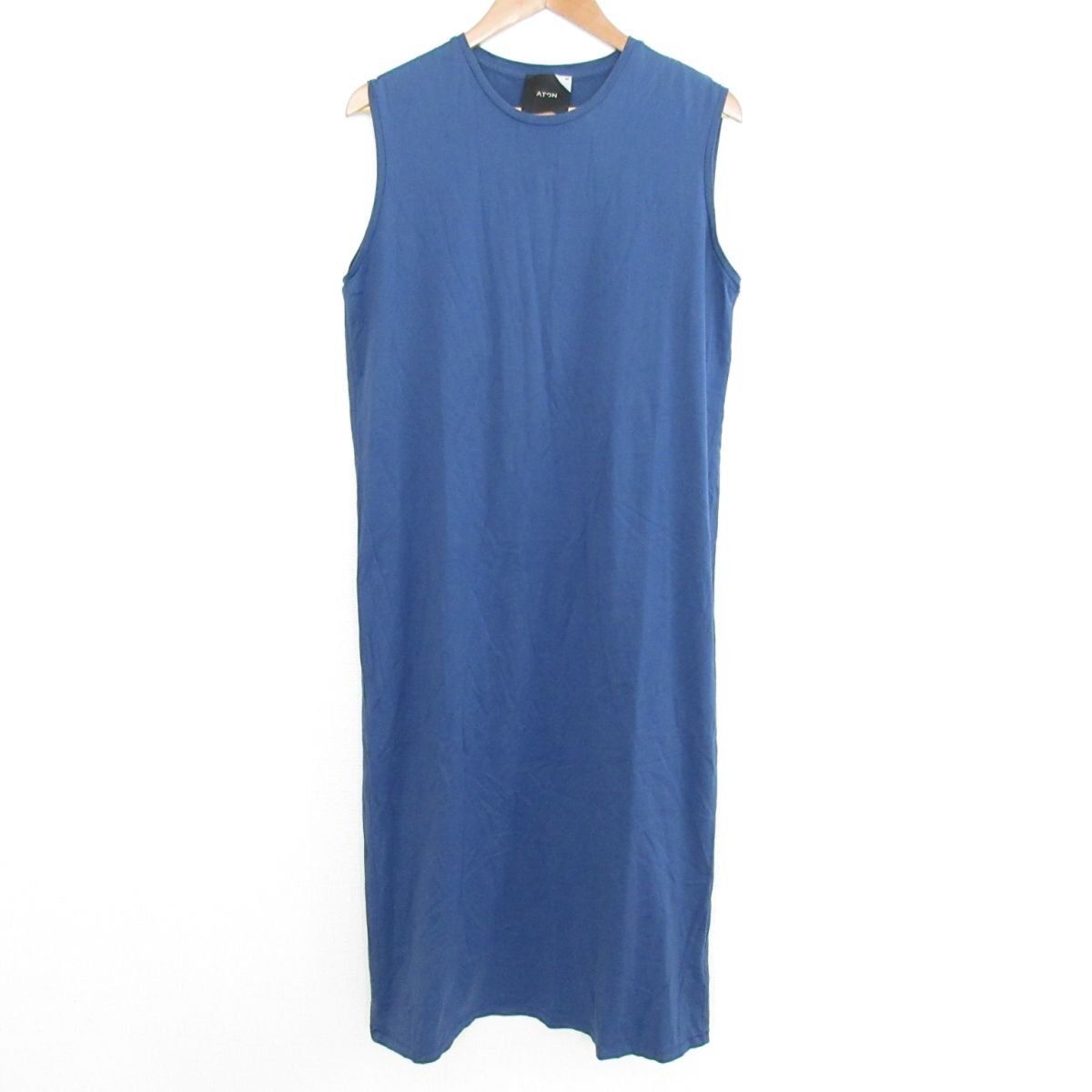 (新品未使用) ATON ノースリーブ　ワンピース　SUVIN 60/2 SUVIN 60/2 | NO-SLEEVE DRESS – ATON | エイトン