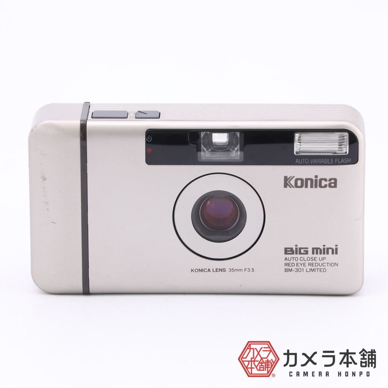 【完動品】KONICA BIGMINI BM-301 フィルムカメラ 動作確認済