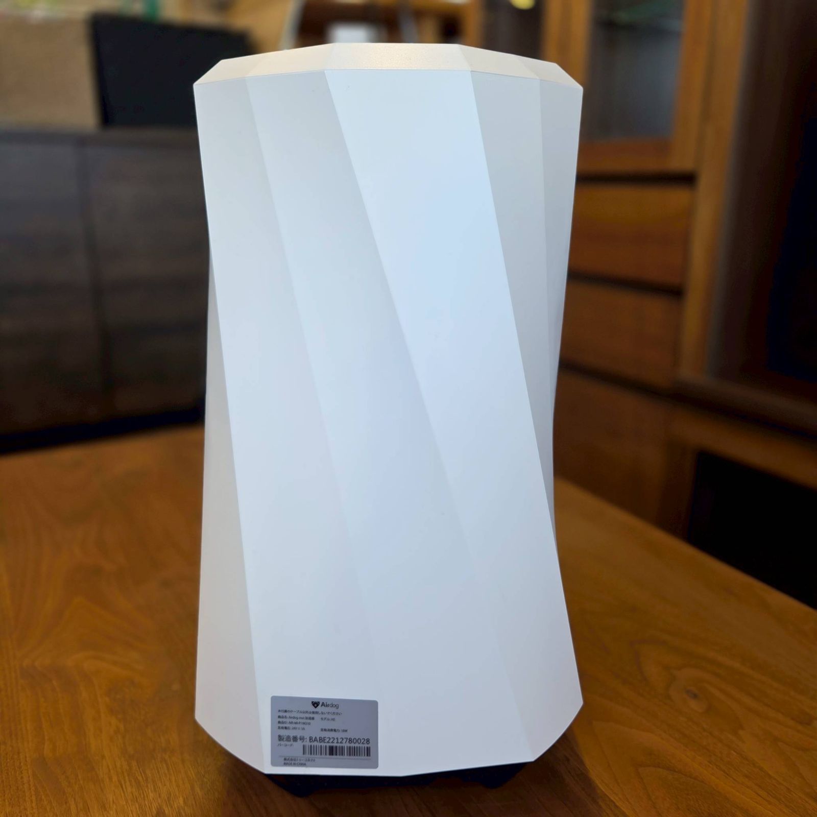 【新品未使用品】Airdog moi（エアードック　モイ　加湿器） きれいな水”で加湿する 「Airdog moi（エアドッグ モイ）」 販売