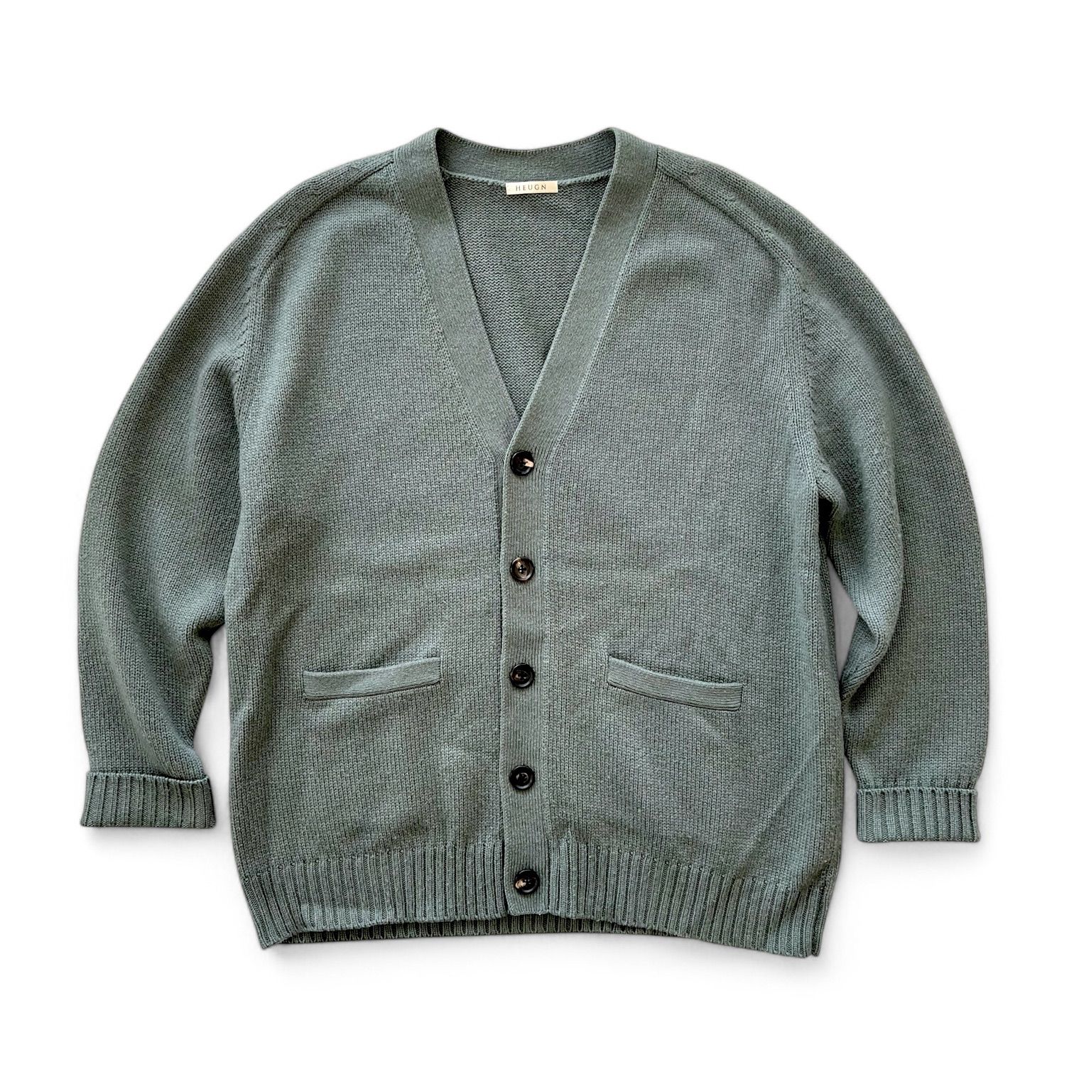 HEUGN ユーゲン CASHMERE CARDIGAN カシミヤニットカーディガン