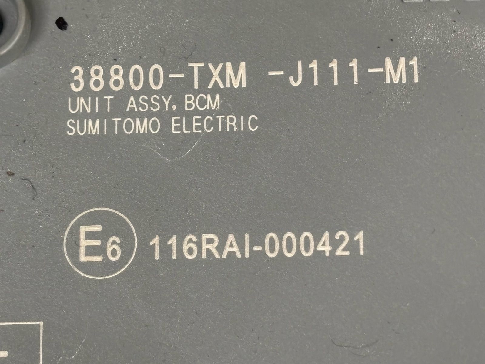 ホンダ インサイト ZE4 ボディコントロールモジュール 38800-TXM-J111-M1 116RAI-000421