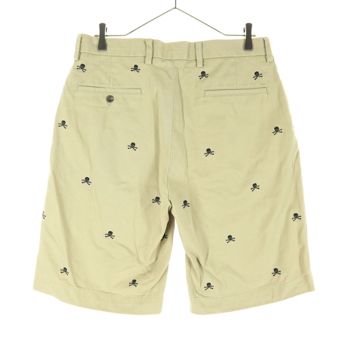 美品 RALPH LAUREN RUGBY ラルフローレンラグビー 髑髏柄 ハーフパンツ 
