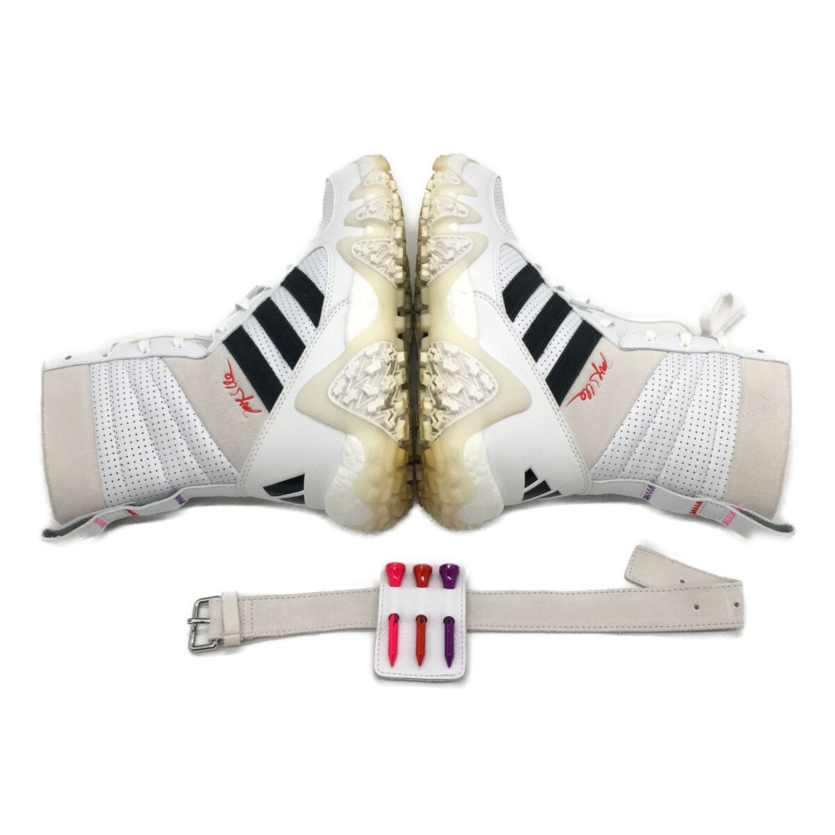 中古 アディダスゴルフ adidas GOLF ゴルフシューズ 23.5 白