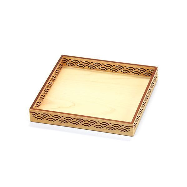 ヤマコー 用美 業務用 ひのき細密膳 青海波 yamaco28014