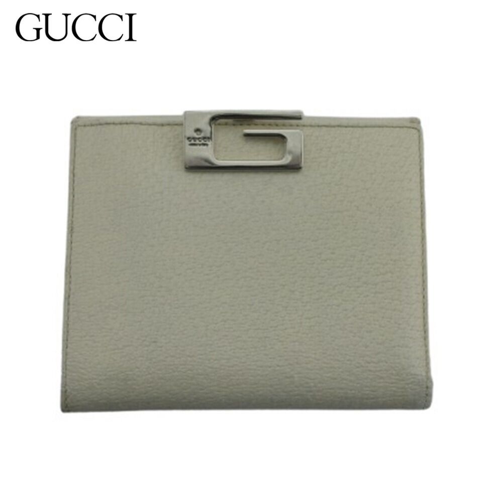 グッチ GUCCI 二つ折り財布 アイボリー レディース 中古 - メルカリ