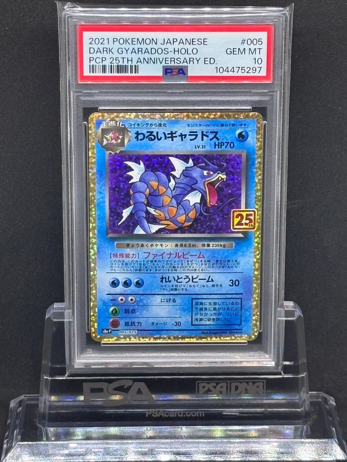 psa10 わるいギャラドス 25th プロモ 005/025 s8a-p 【公式通販】