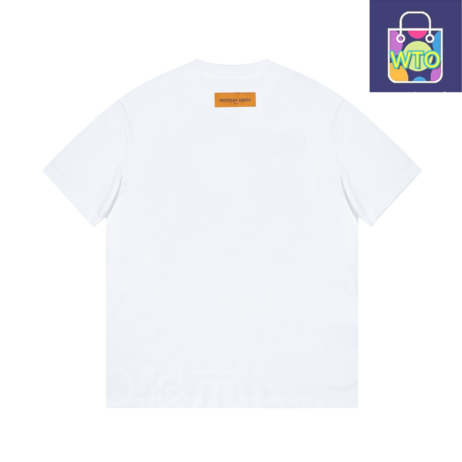 本日限定特価】Louis Vuitton スター＆テキストプリントTシャツ