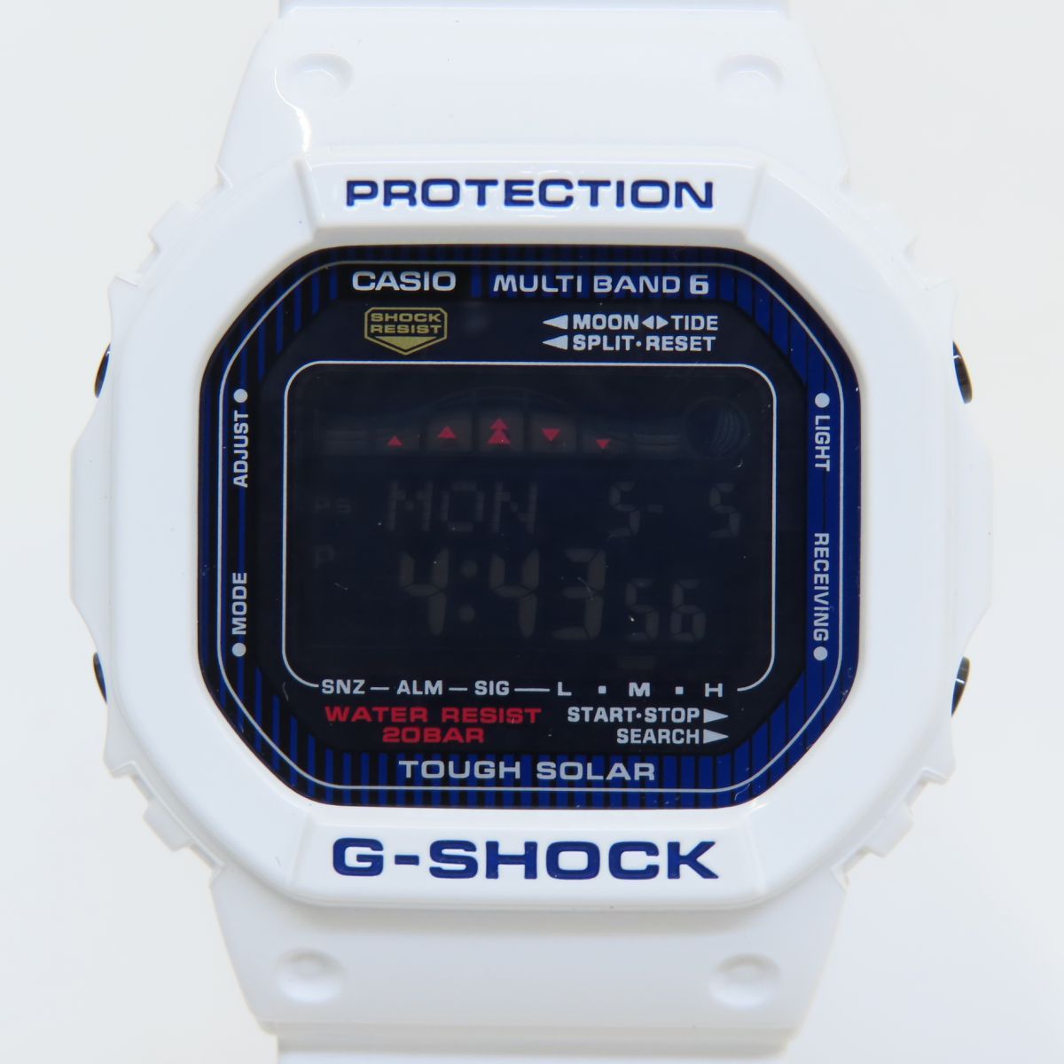 Gライド 電波ソーラー 腕時計 GWX-5600C ホワイト メンズ GWX-5600C-7JF G-SHOCK Gショック 白 タフソーラー 電波時計