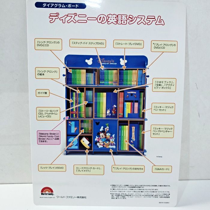 ディズニー Disney DWE WORLD OF ENGLISH ワールド