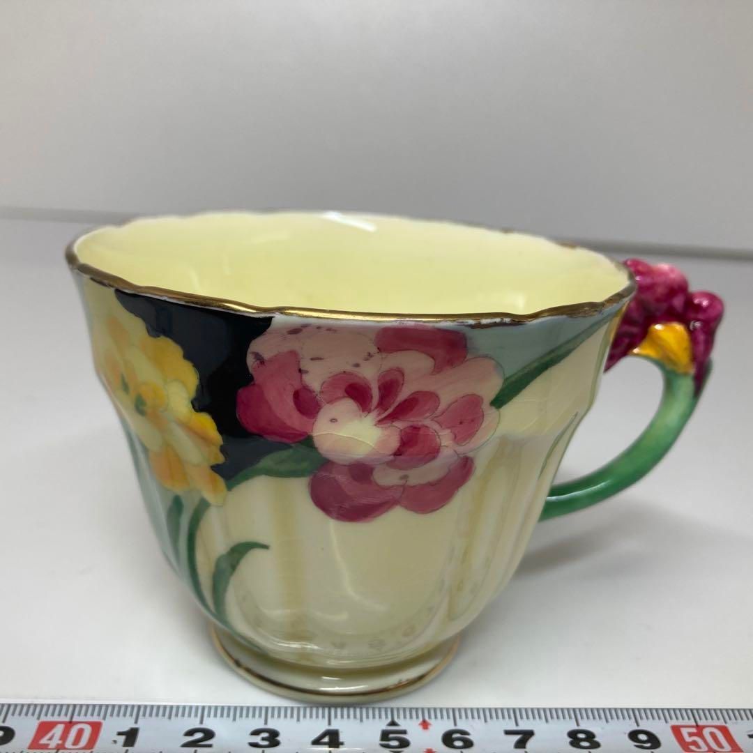 クラウン スタッフォードシャー 金彩トリオ カップソーサー東H5-0527