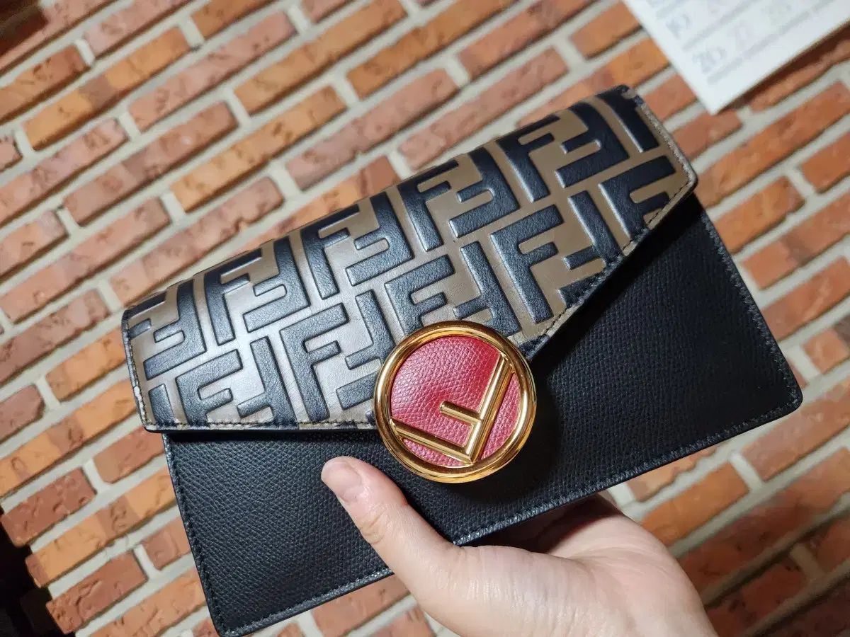 FENDI フェンディ F EADS ウォレットバッグ ミニバッグ
