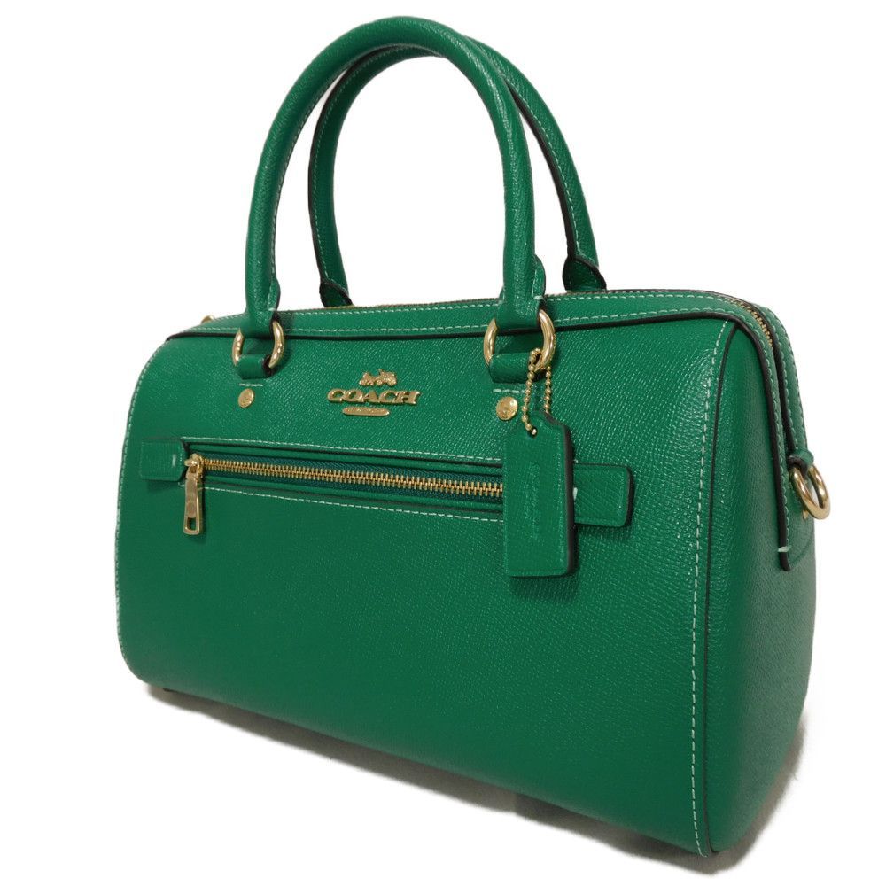 COACH コーチ ローアン サッチェル クロス グレイン カーフ 2WAY