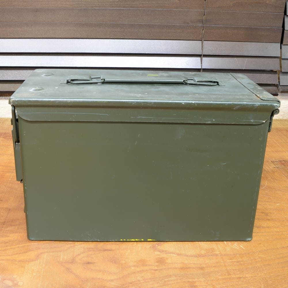 弾薬箱　米軍　cal50 機関銃 アモカン アモカン .50キャリバー 弾薬ケース M2A1 スチール製 弾薬箱