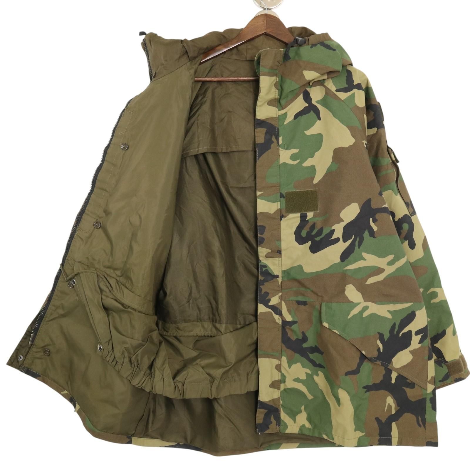 90年代 イタリア軍 ウォータープルーフ フィールドパーカー 大きいサイズ ユーロ ミリタリー 迷彩 (メンズ 54 R) 中古 古着 A3945 90年代 イタリア軍 ウォータープルーフ フィールドパーカー 大きい