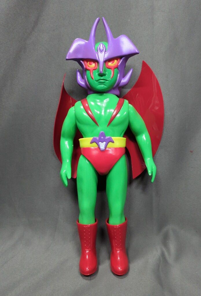 メディコム トイ デビルマン レッドパンツVer.|山吉屋 |緑成型|赤パンツ