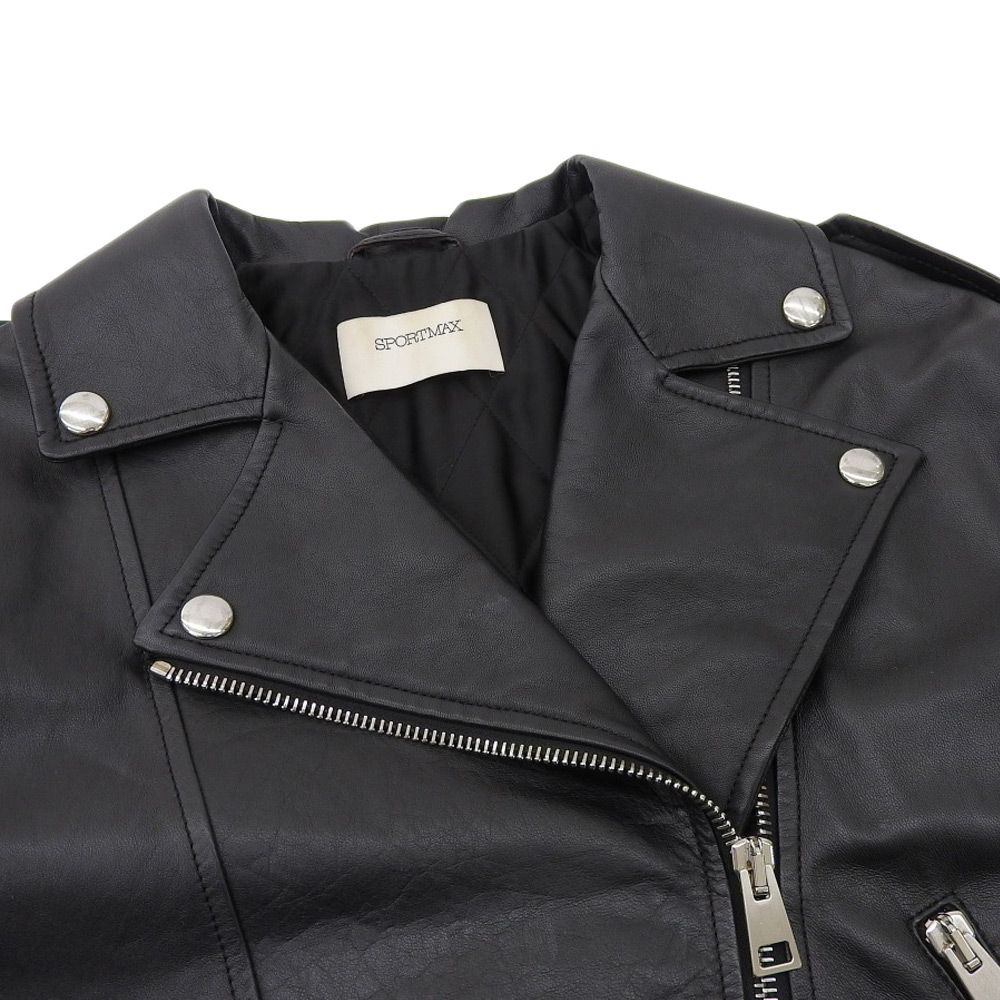 【大幅値下げ】MAX MARA SPORTS ライダースジャケット 大幅値下げ】MAX MARA SPORTS ライダースジャケット