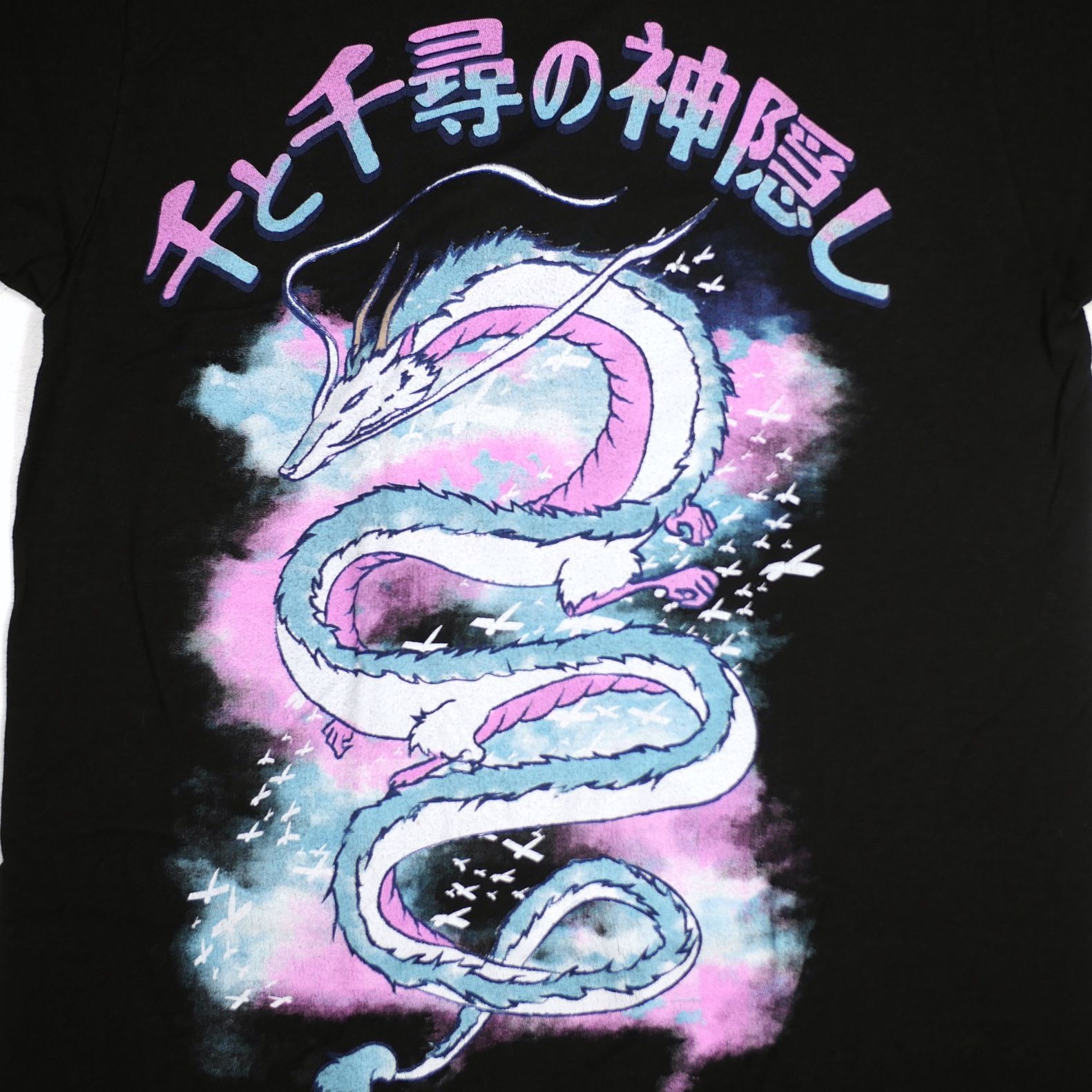 M】海外限定 日本未発売 千と千尋の神隠し ハク Tシャツ スタジオ 