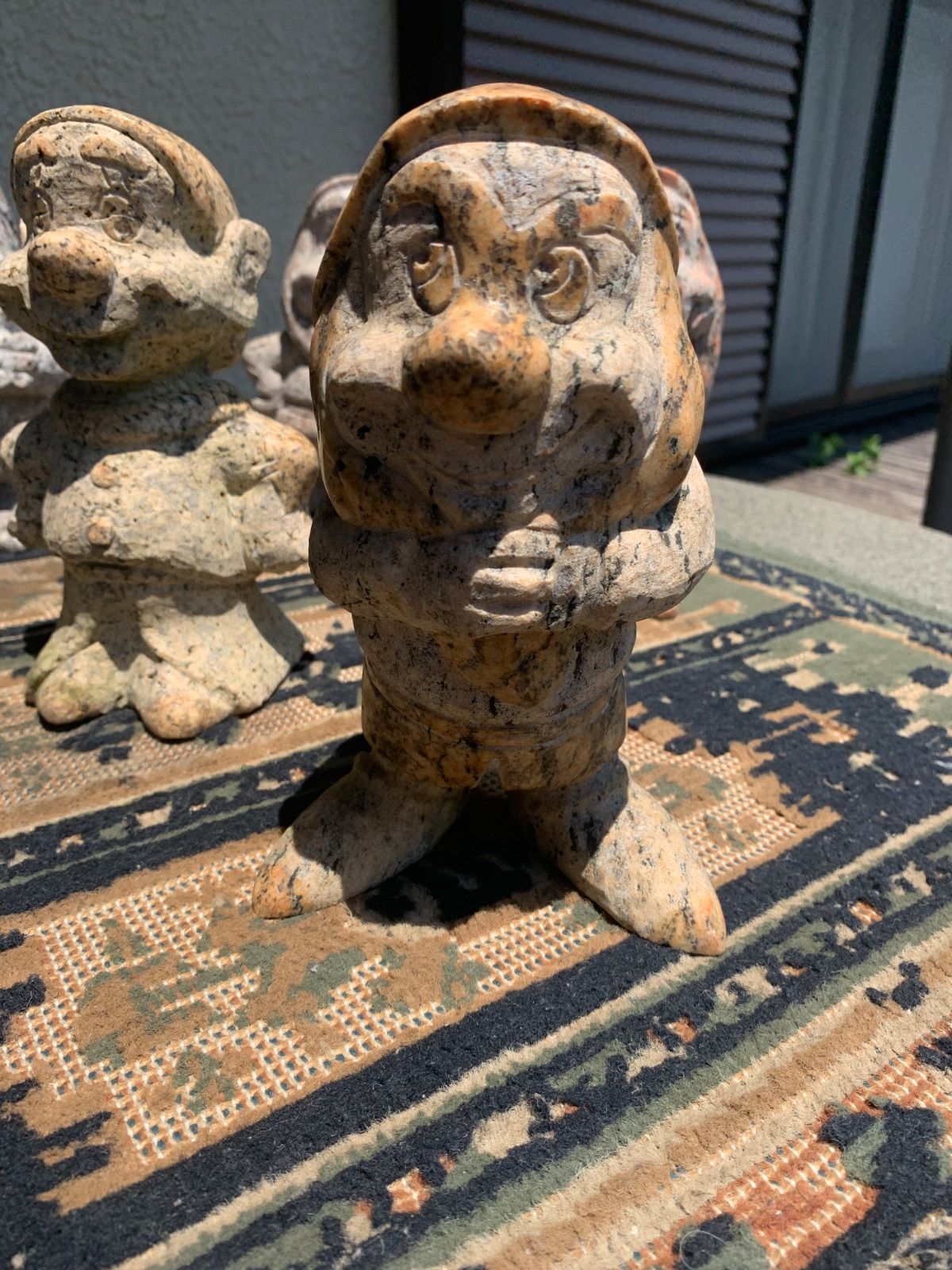 現地取引 石の小人人形 5体セット