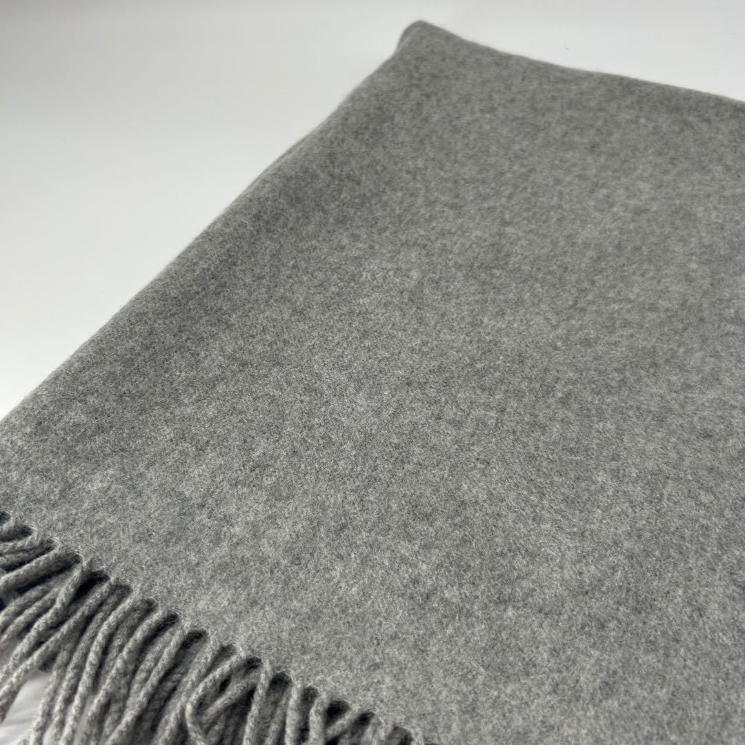 ジョンストンズオブエルガン カシミヤ 大判ストール マフラー 無地