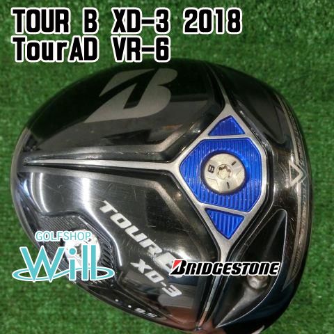 中古】ドライバー ブリヂストン TOUR B XD-3 2018/TourAD VR-6/S/9.5