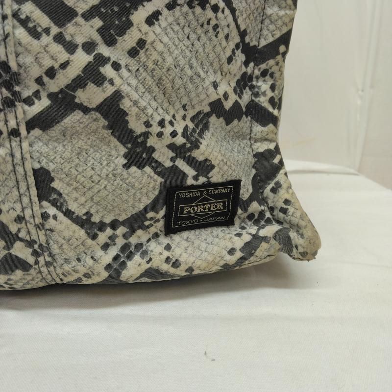 HEAD PORTER ヘッドポーター トートバッグ パイソン ヘビ 柄