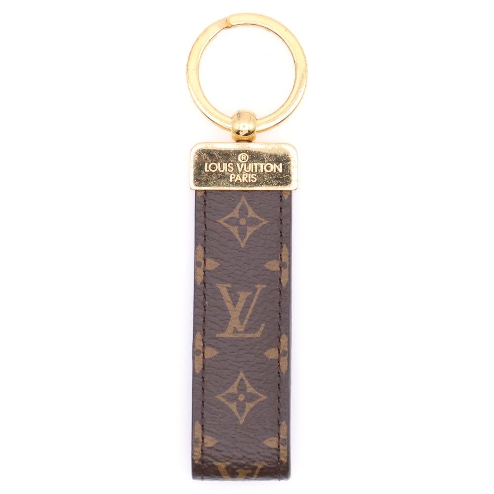 Louis Vuitton ドラゴンヌ　レザーキーホルダー ブラウン ルイヴィトン モノグラム×レザー LVドラゴンヌ 辞めれ