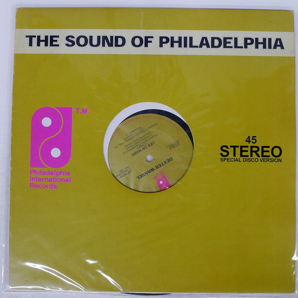 UK盤 DEXTER WANSEL|LIFE ON MARS | THE SWEETEST PAIN|PHILADELPHIA INTERNATIONAL 4ZP80768 12