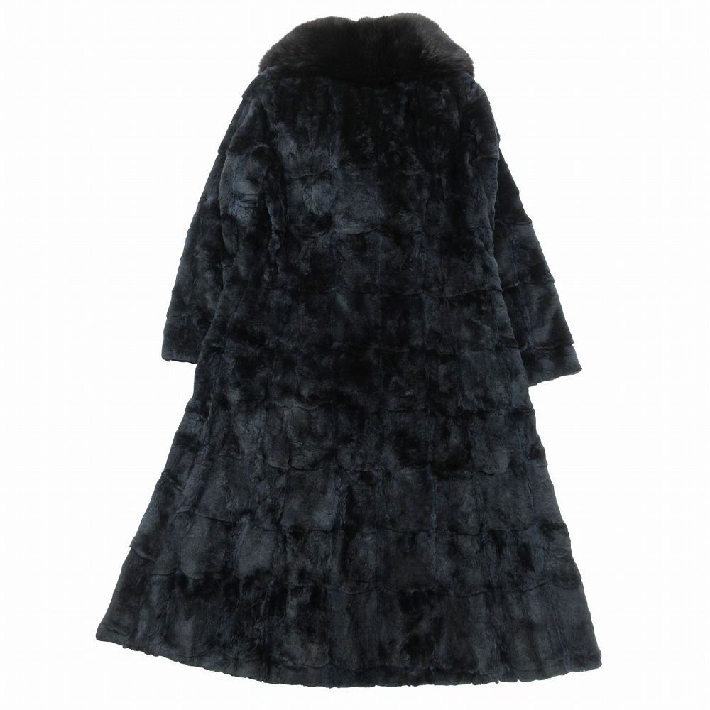 中古】ブラックグラマ BLACKGLAMA ダークミンクファー コート ミドル