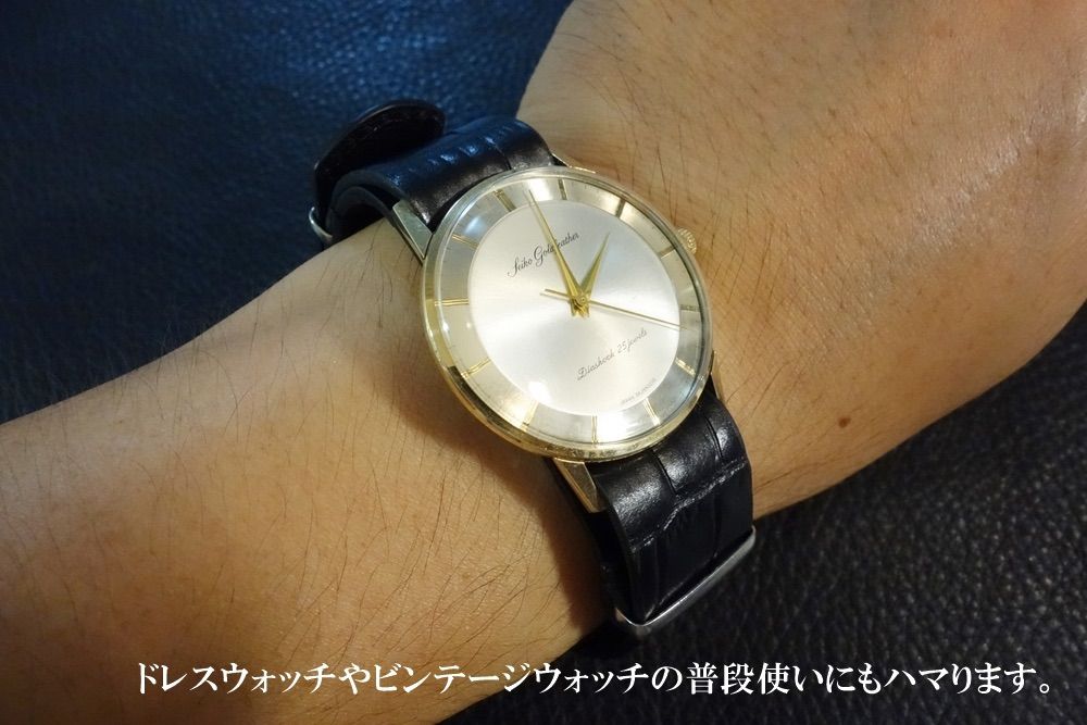 ◇Leather NATO G10Strap◇高品質国産本革クロコ型押しカーフ 半