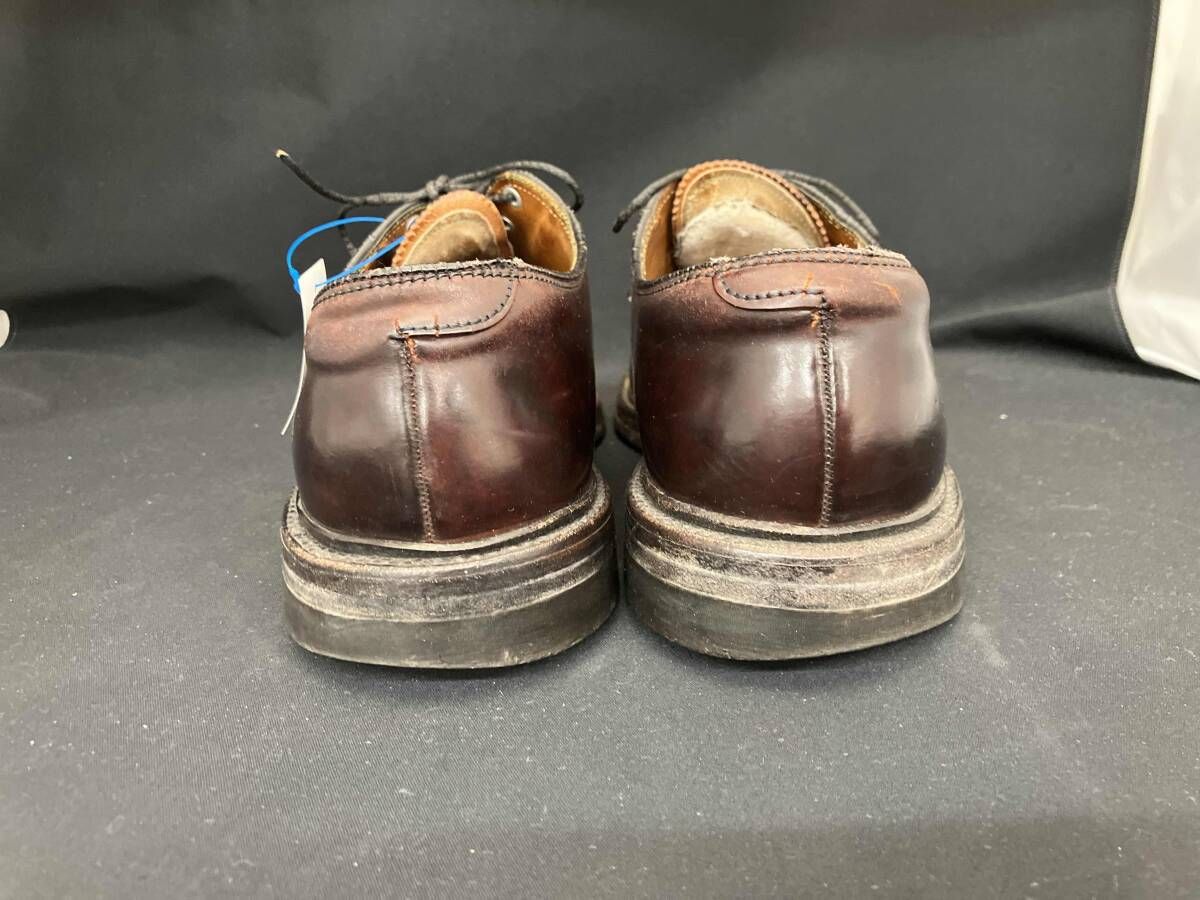 人間 FLORSHEIM フローシャイム ドレスシューズ ビジネスシューズ 27.5cm 茶 ブラウン メンズ レザー 70s～ 傷有り 【最安値】