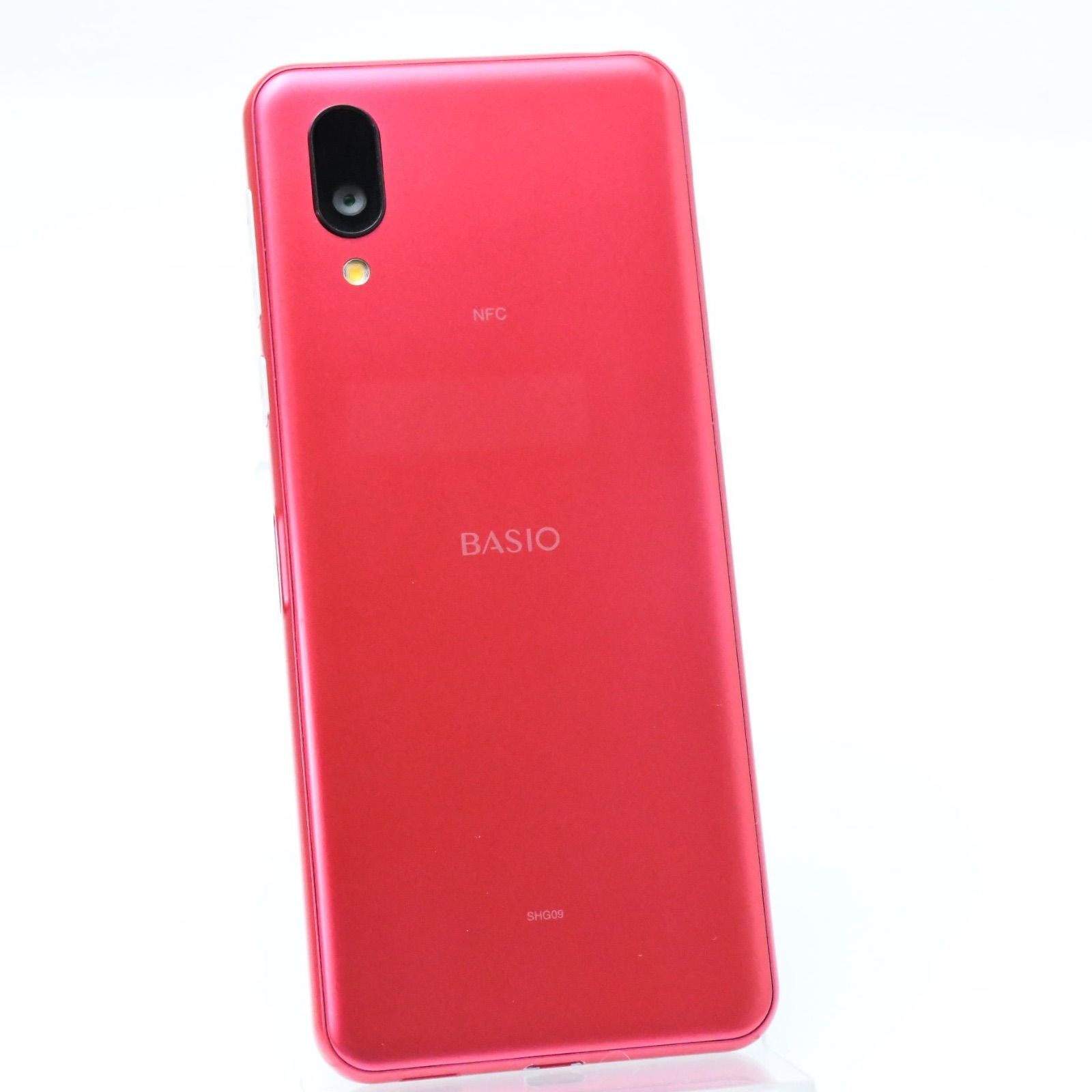 SHARP BASIO active SHG09[64GB] au レッド【安心保証】 SHARP BASIO