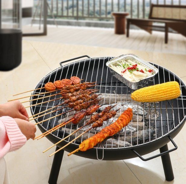 ストーブを焼く家庭用ストーブ炭火鉢屋外暖房ストーブグリル室内バーベキューストーブ炭囲炉裏でお茶を沸かす