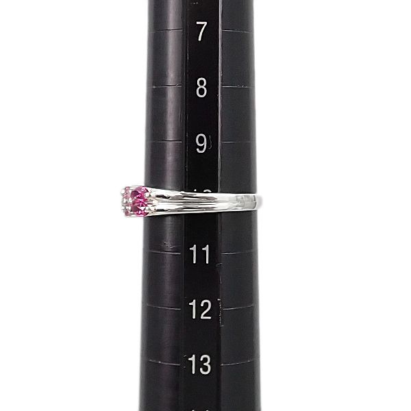 クレサンベール 京セラ ルビー リング ピンクサファイア Pt900