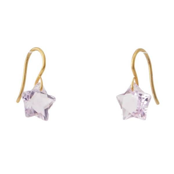 マリーエレーヌドゥタイヤック マリー ピアス アメジスト ロンハーマン ♡ ムーン ピアス（アメジスト）｜Marie-Hélène de Taillac(マリー