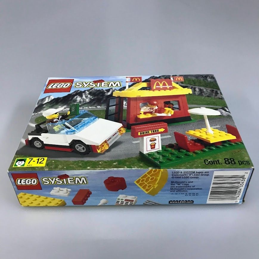 正規品 新品未開封 LEGO レゴ SYSTEM システム 3438 マクドナルド 廃盤 