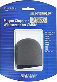 【中古】SHURE PG48 PG58 SM48 SM58 Beta58A 565SD用 ウインドスクリーン グレー A58WS-GRA 【国内正規品】