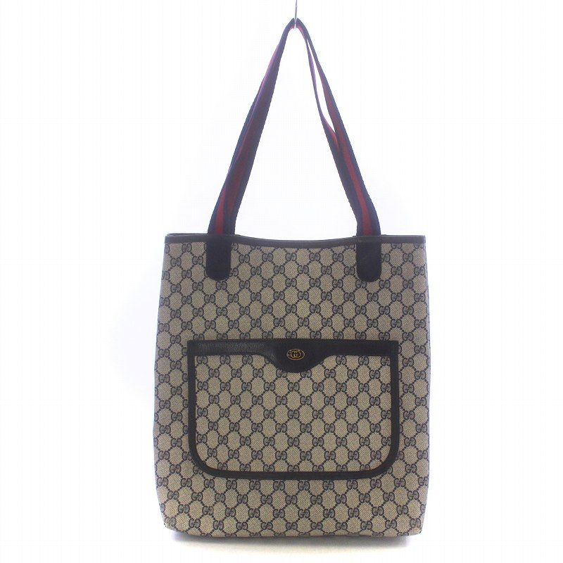 グッチ GGスプリーム シアリングライン トートバッグ 39.02.003 GUCCI グッチ GGスプリーム シェリーライン オールドグッチ