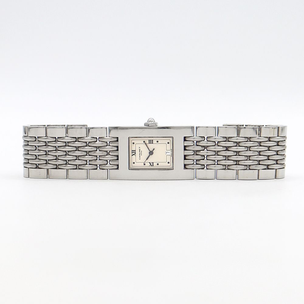 電池交換済 CHAUMET ショーメ スティル ドゥ ショーメ デイト 30m防水  