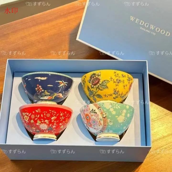 2色 ウェッジウッドWEDGWOODワンダーラスト スモールボウルロココ 4枚セット