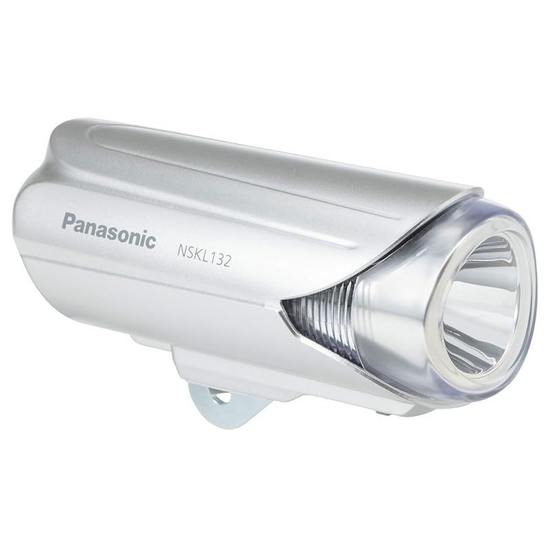 【特価商品】パナソニック(Panasonic) かしこいランプ ワイドパワーLED 自転車 シルバー W48×D117×H51mm NSKL132-S