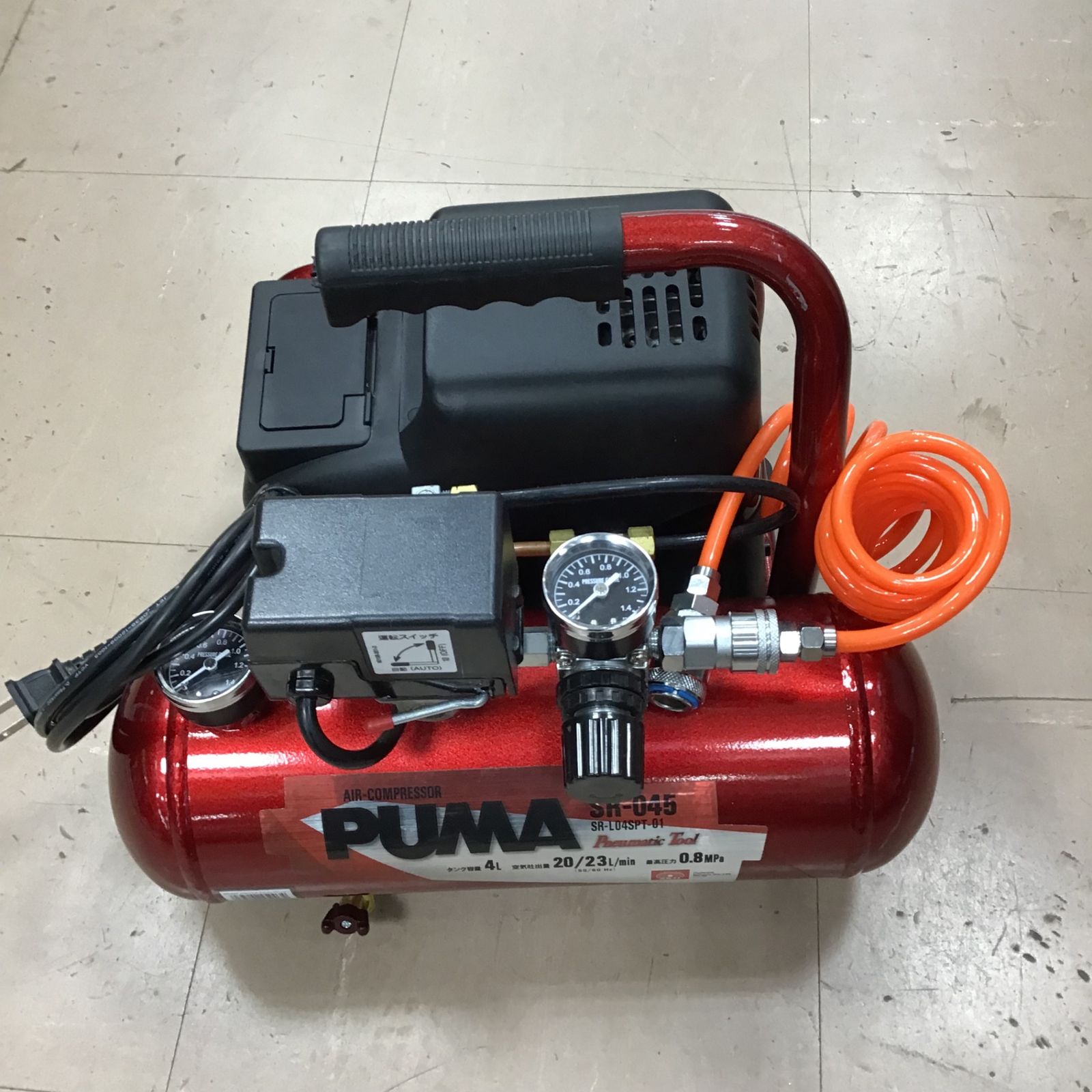 SK11 COMPACT オイルレス エアーコンプレッサー SR-035 【公式通販】