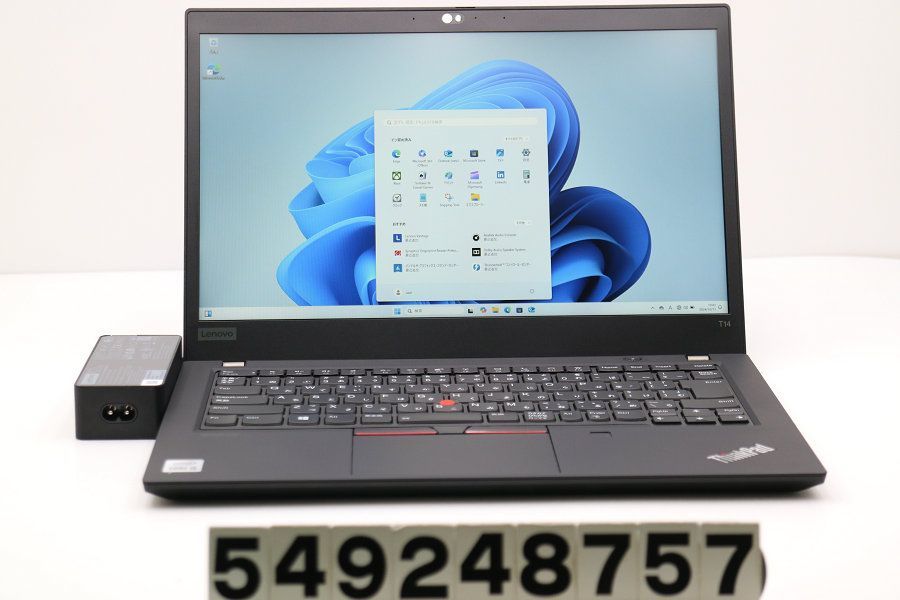 Lenovo ThinkPad T14 Gen1 Core i5 10210U 1.6GHz/16GB/256GB(SSD)/14W/FHD(1920x1080) タッチパネル/Win11 【549248757】