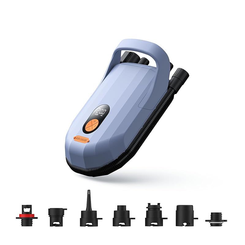 在庫セール SUP 電動ポンプ サップ 空気入れ 電動 AIRBANK 7500mAhバッテリー内蔵 0