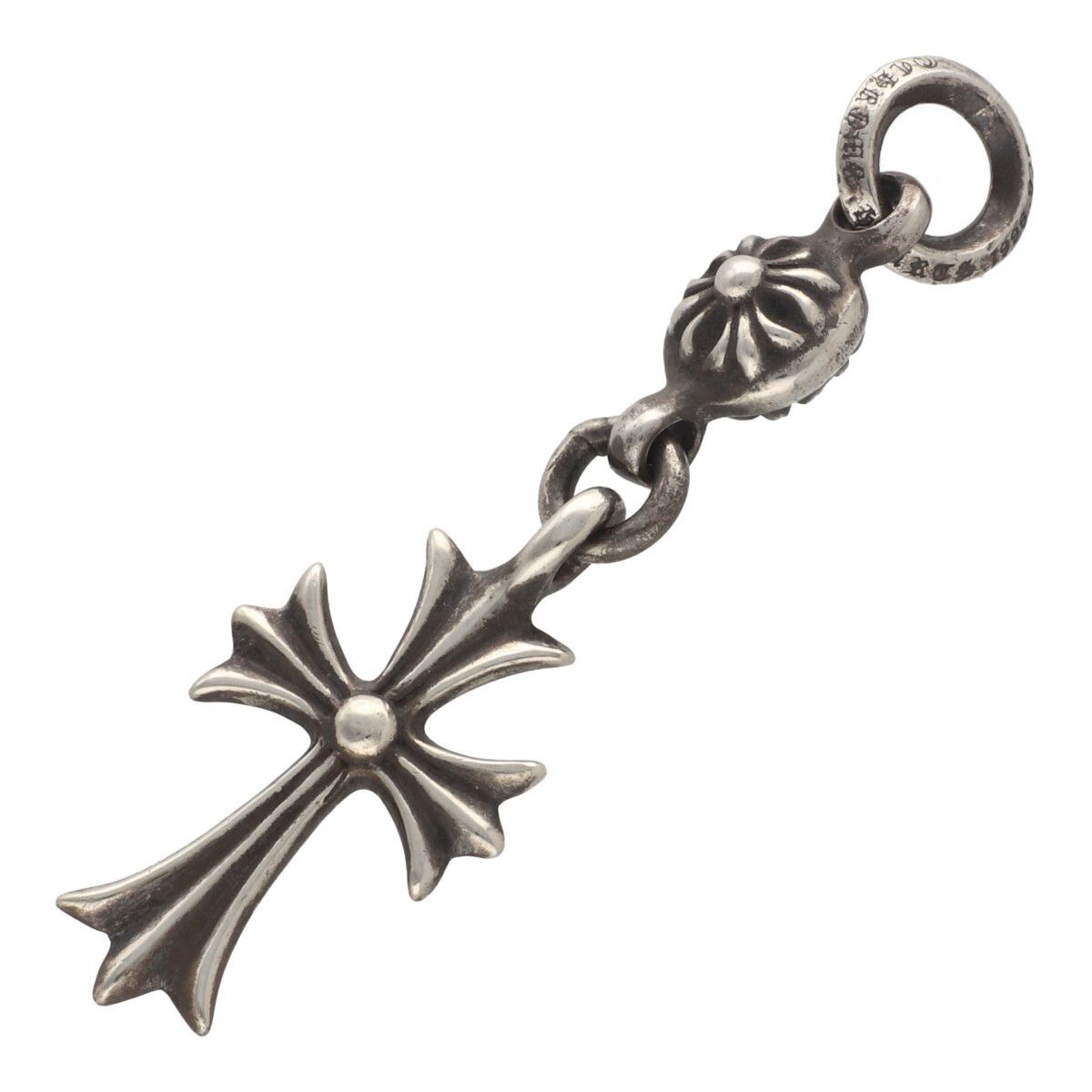 CHROME HEARTS タイニーCHクロス ペンダント チャーム SV925 クロムハーツ タイニー CHクロス チャーム ボールチェーン